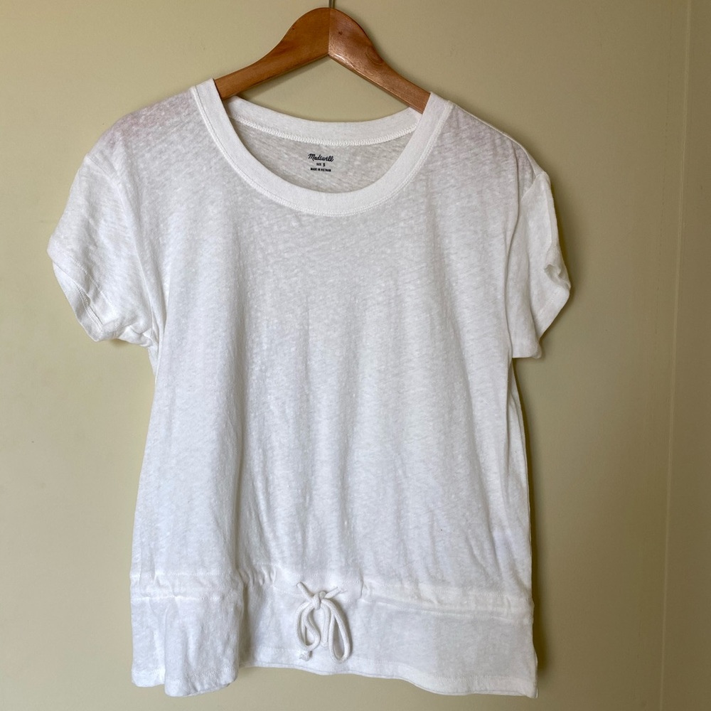 Madewell size small white top